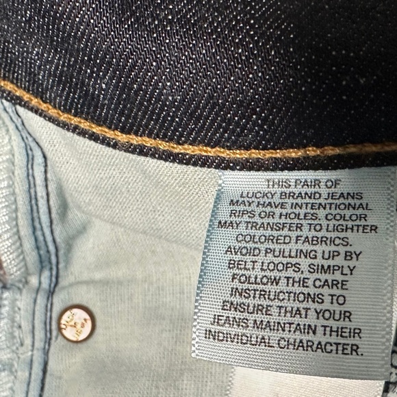 Lucky Brand🍀 Jeans, White Oak Cone, Charlie Skinny, Dark Wash, 2/26 - Picture 7 of 12